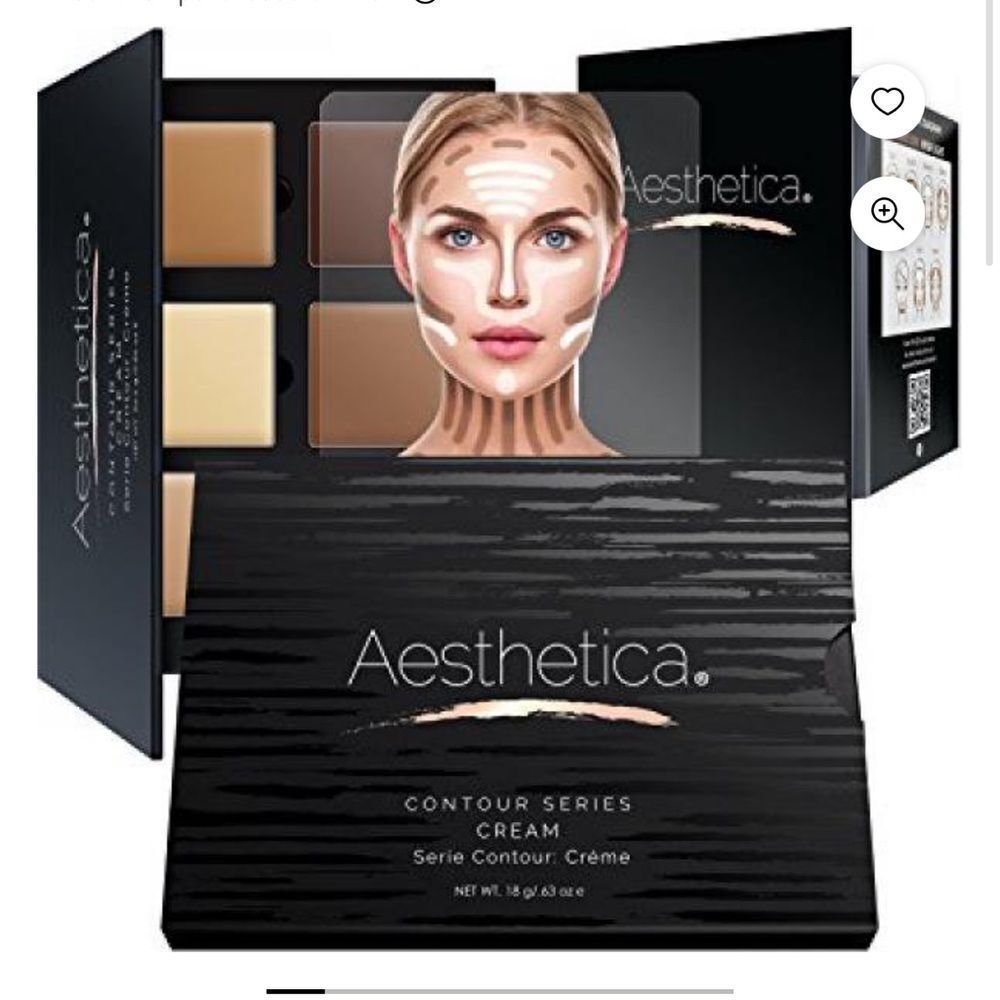 Aesthetica Contour Series Cream Palette comes with detailed instructions